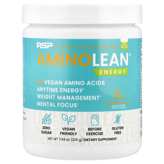 RSP Nutrition, AminoLean®, Energy,  Pineapple Coconut, 7.94 oz (225 g) - Image 1