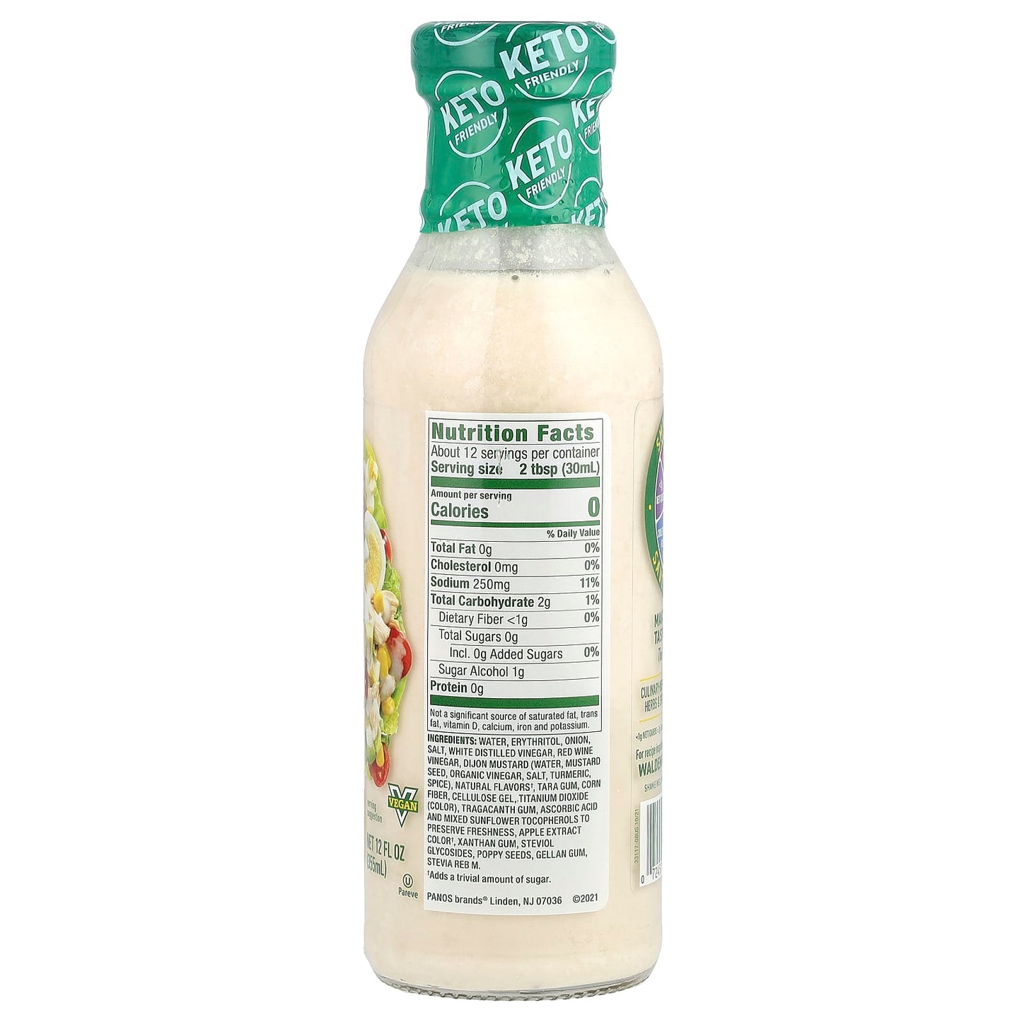 Walden Farms, Sweet Onion Dressing, 12 fl oz (355 ml) - Image 2