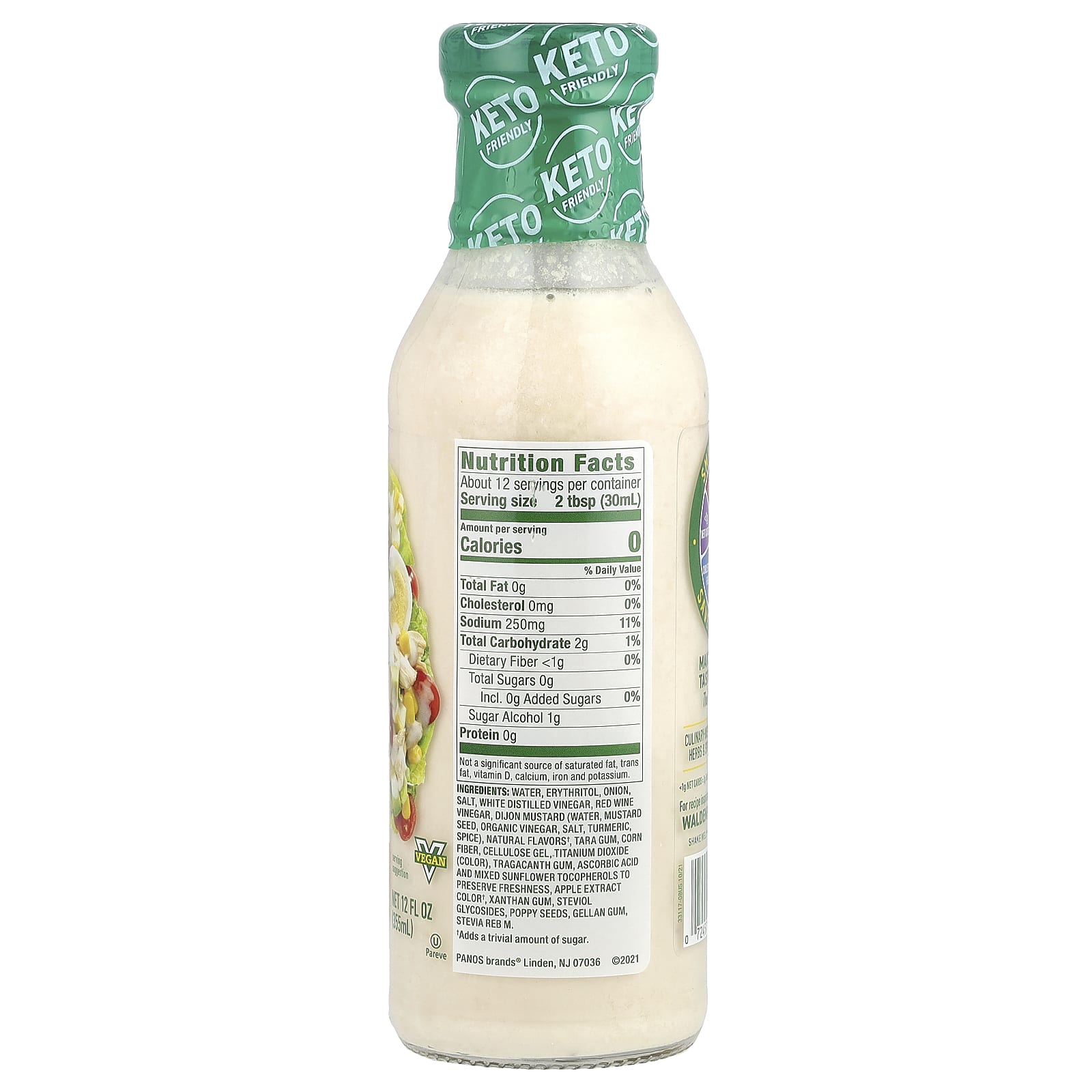 Walden Farms, Sweet Onion Dressing, 12 fl oz (355 ml) - Image 2