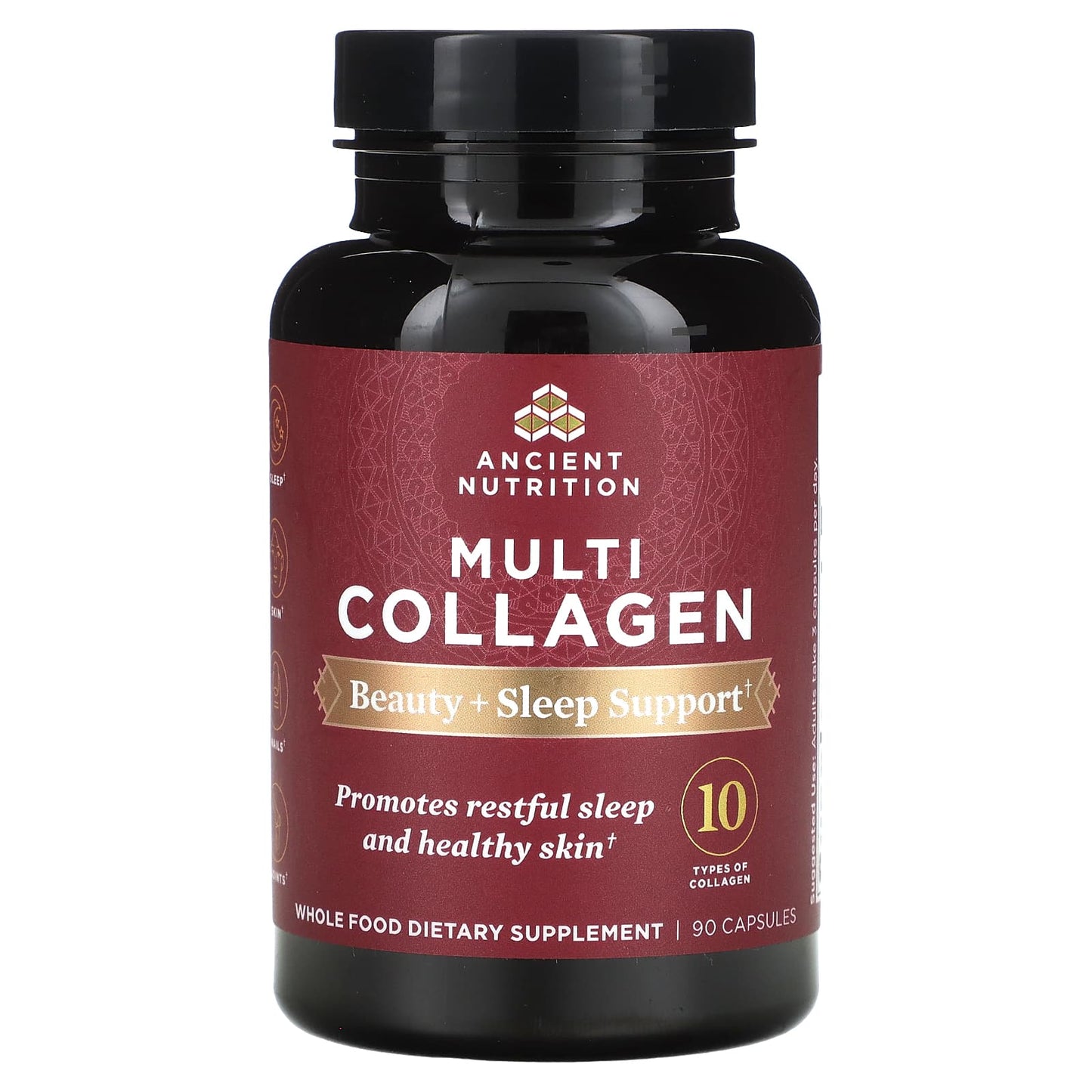 Collagen Beauty and Sleep Support Supplement by Ancient Nutrition - Image 1