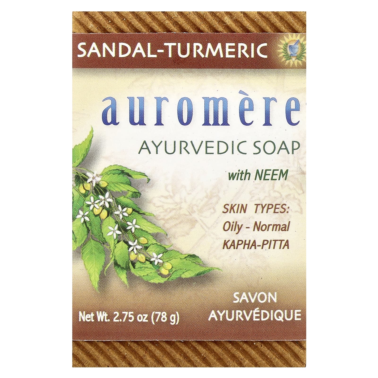 Neem Ayurvedic Soap for Oily Skin, Cruelty-Free & Vegan - Image 1