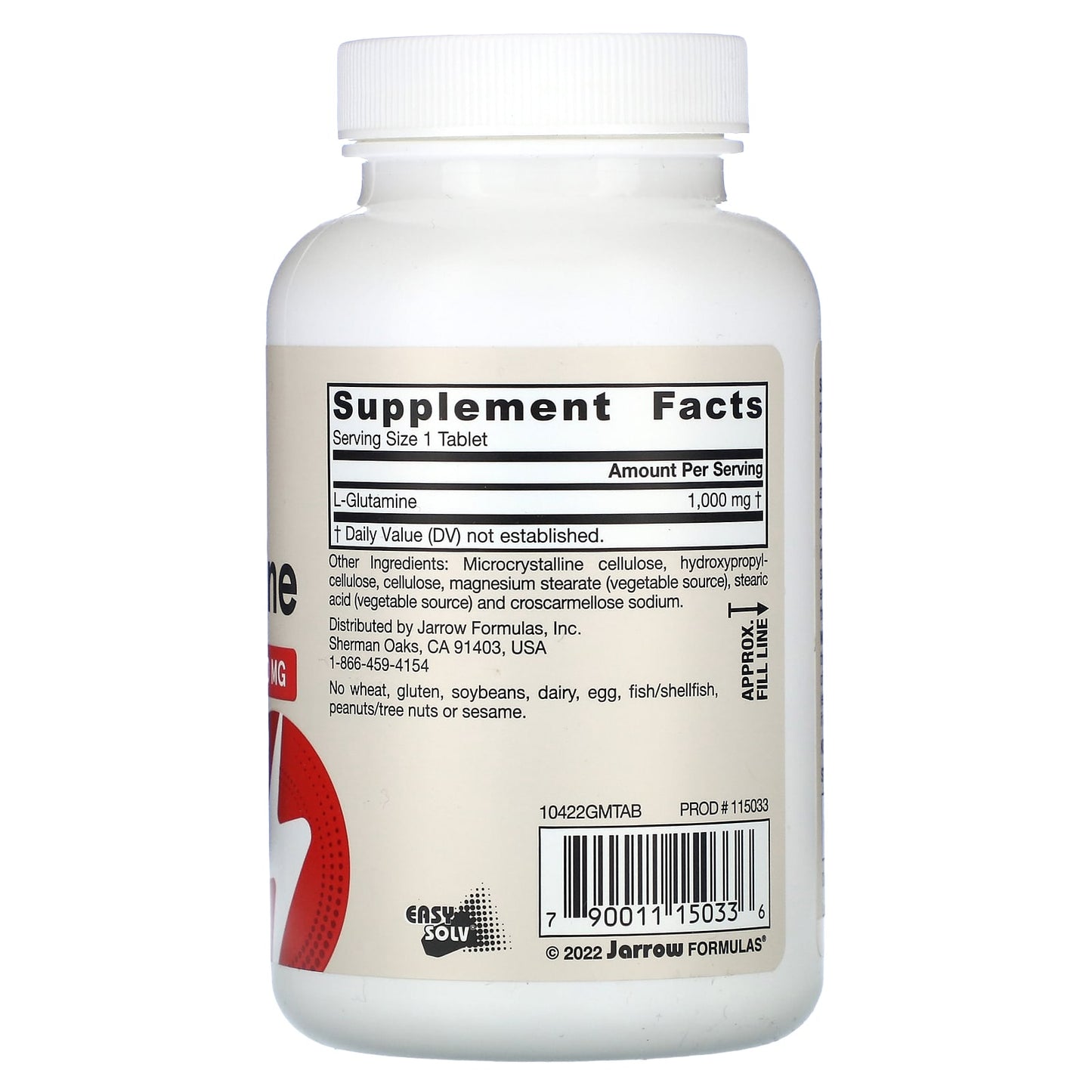 L-Glutamine Supplement by Jarrow Formulas for Muscle Recovery & Gut Health - Image 2
