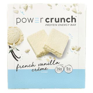 French Vanilla Protein Energy Bars by BNRG - 14g Protein, No Added Sugars