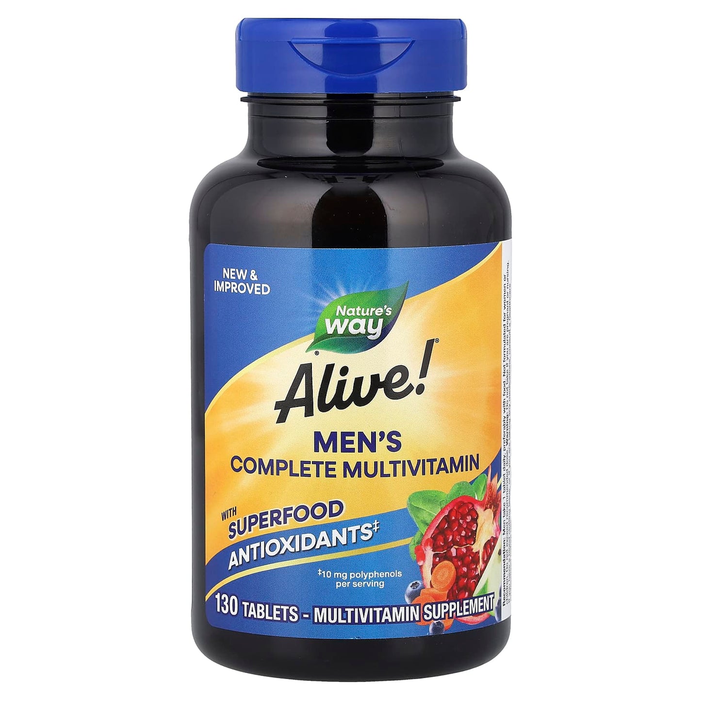 Nature's Way, Alive!® Men's Complete Multivitamin, 130 Tablets - Image 1