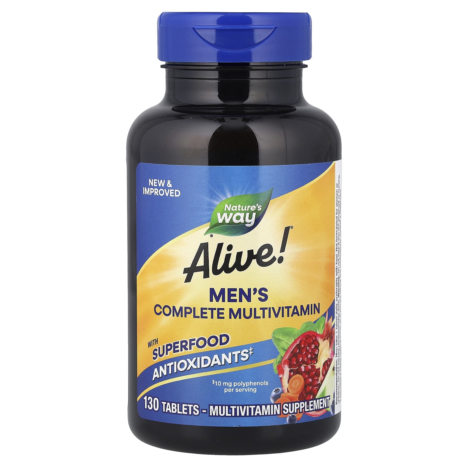 Nature's Way, Alive!® Men's Complete Multivitamin, 130 Tablets - Image 1