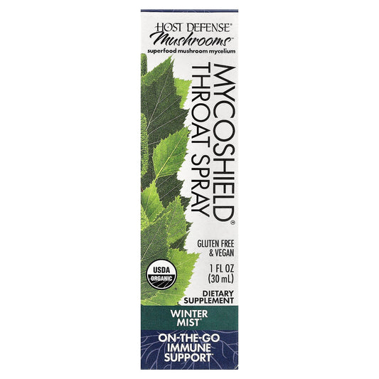 Immune Support with Host Defense MycoShield Throat Spray - Image 1