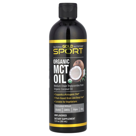 California Gold Nutrition Organic MCT Oil for Ketogenic Diet Support - Image 1