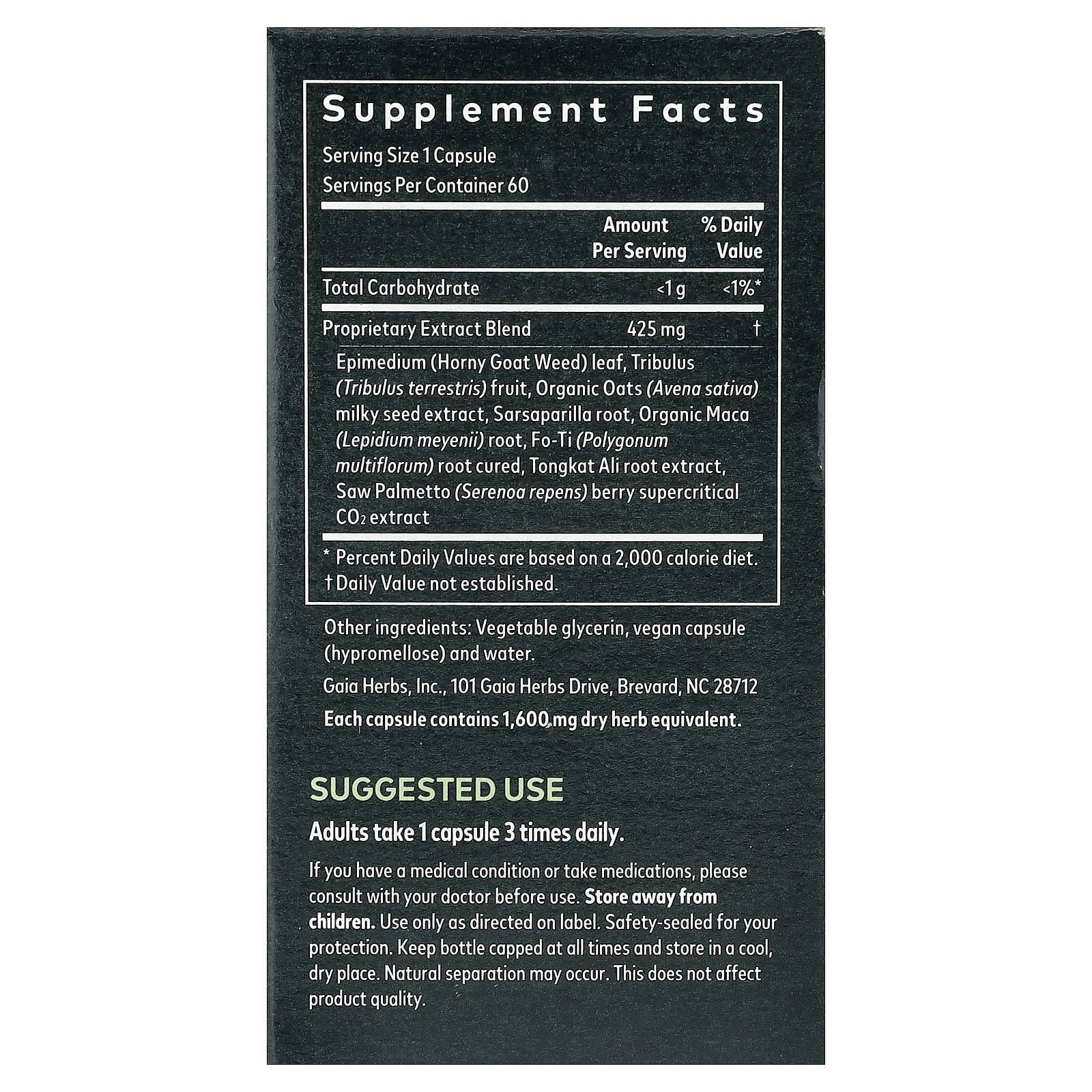 Boost Male Libido Naturally with Gaia Herbs Vegan Formula - Image 2