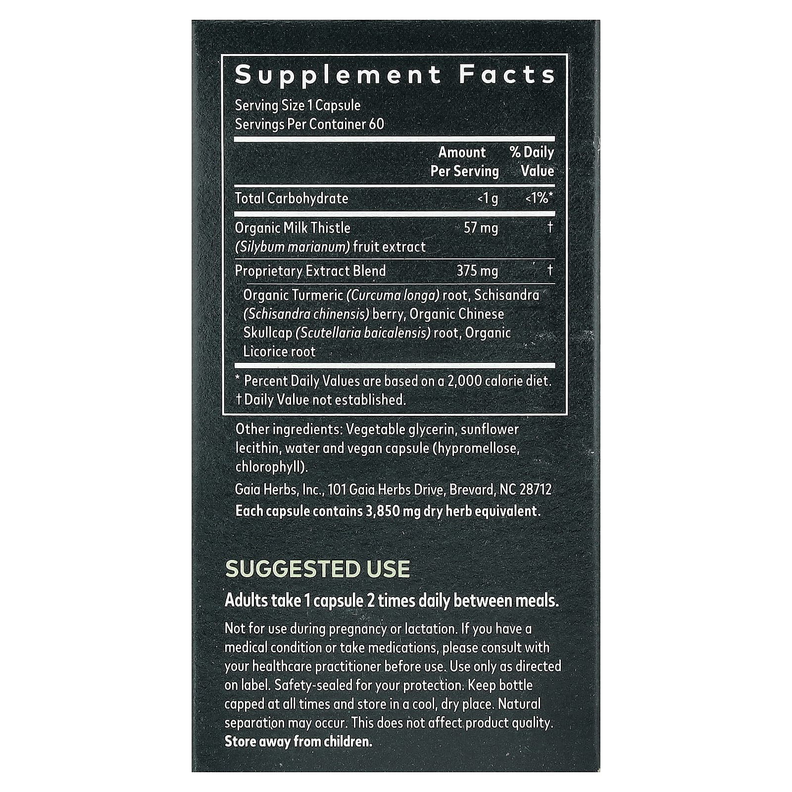 Gaia Herbs, Liver Health, 60 Vegan Liquid Phyto-Caps