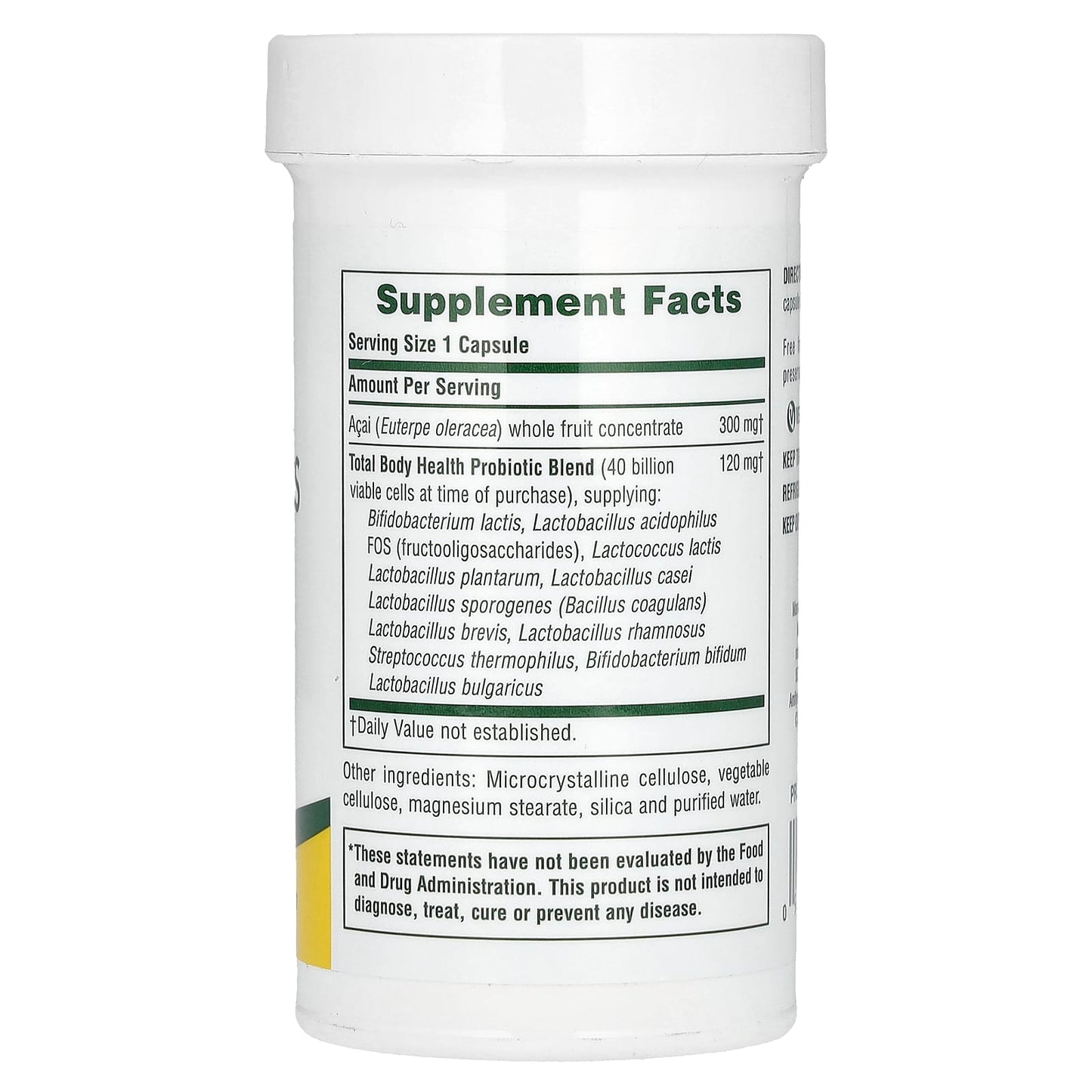NaturesPlus, Ultra Probiotics, 40 Billion, 60 Capsules - Image 2