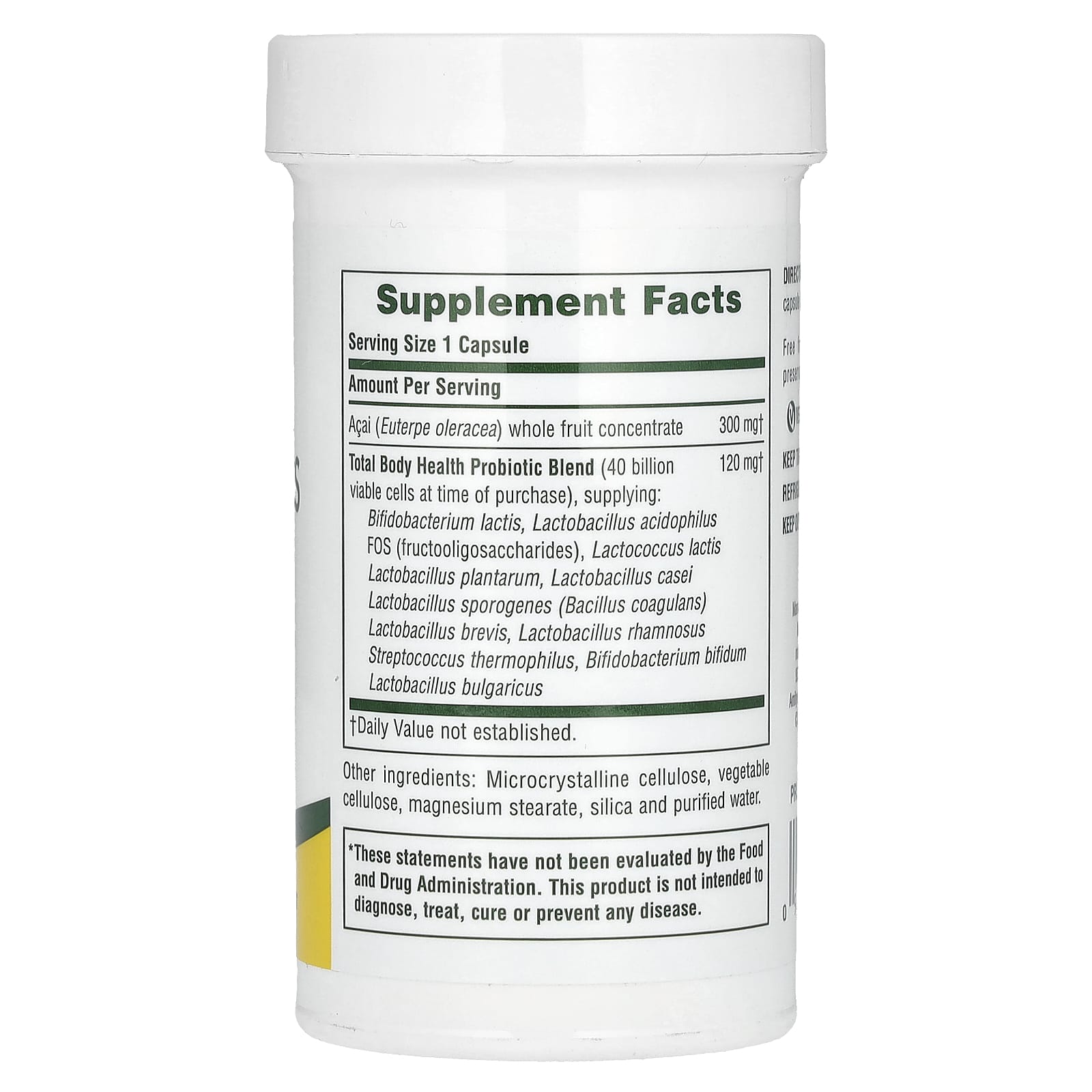 NaturesPlus, Ultra Probiotics, 40 Billion, 60 Capsules - Image 2