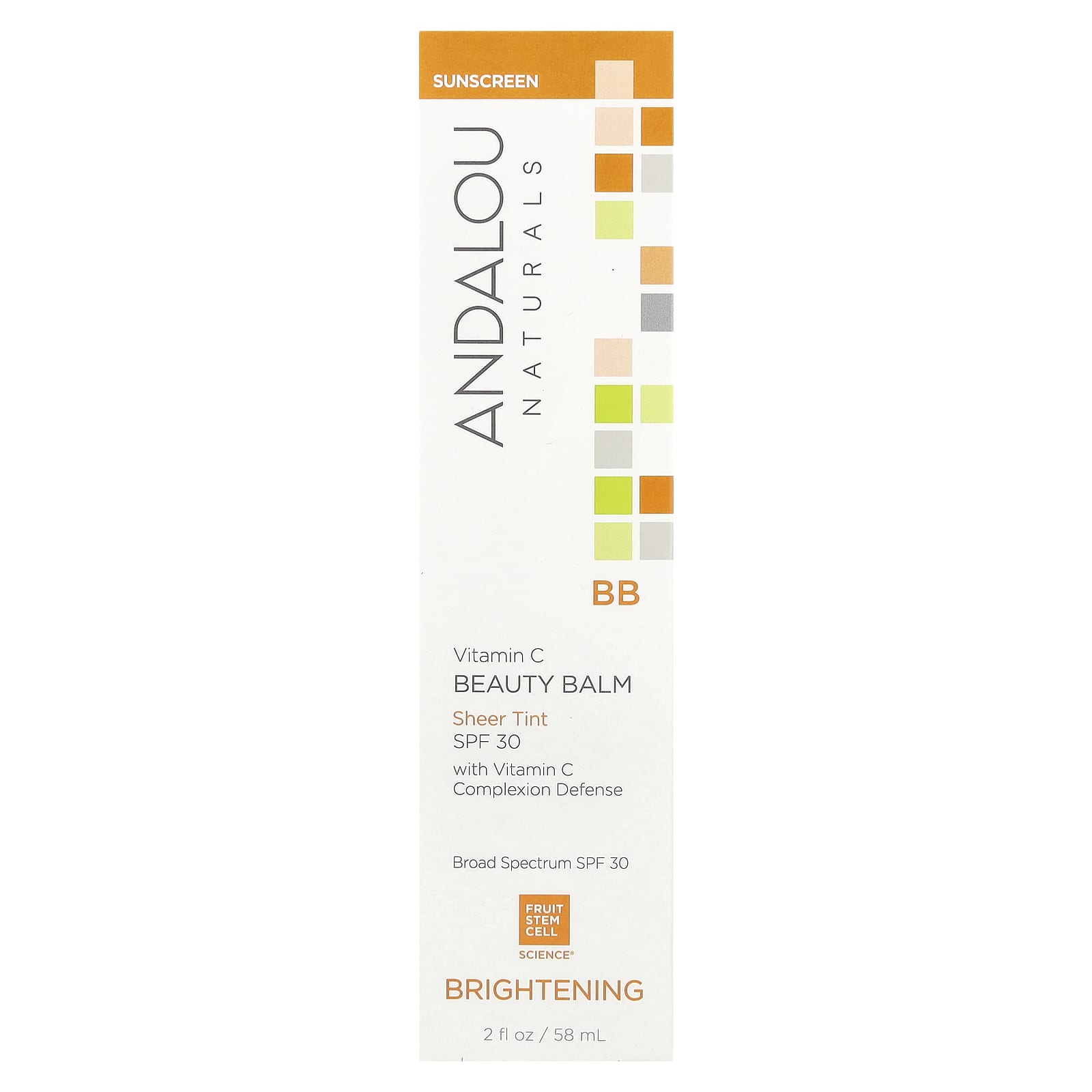 Andalou Naturals Vitamin C BB Beauty Balm with SPF 30 - Sheer Tint - Image 2