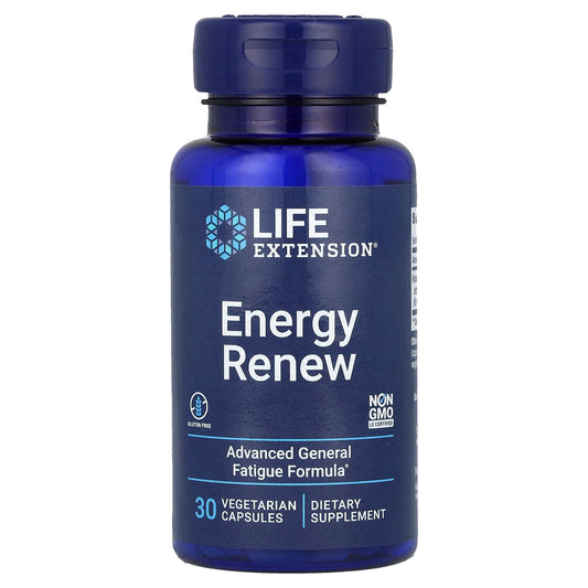 Life Extension, Energy Renew, 30 Vegetarian Capsules - Image 1