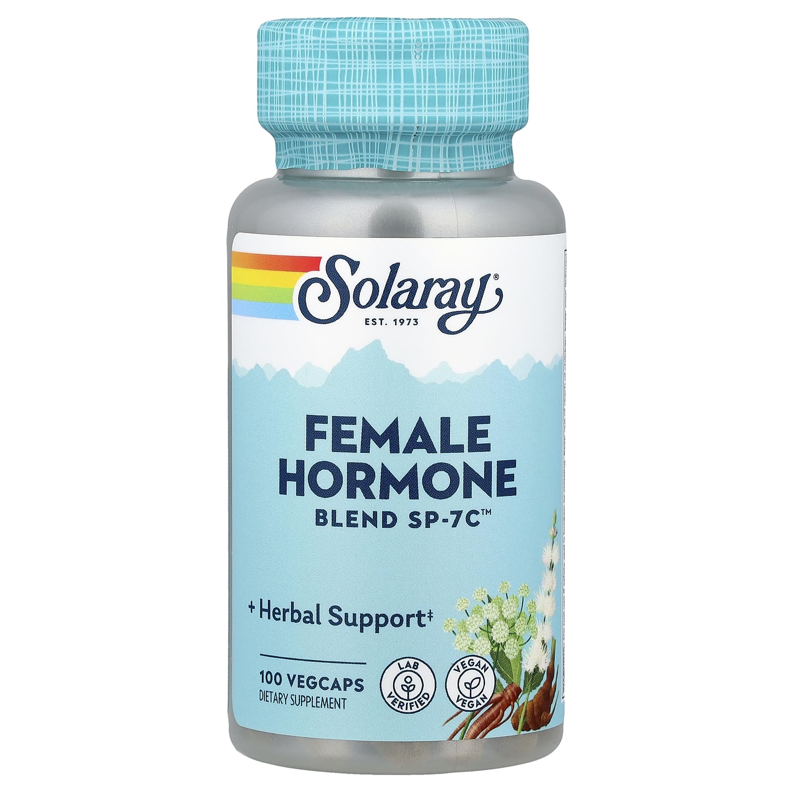 Solaray, Female Hormone Blend SP-7C™, 100 VegCaps - Image 1