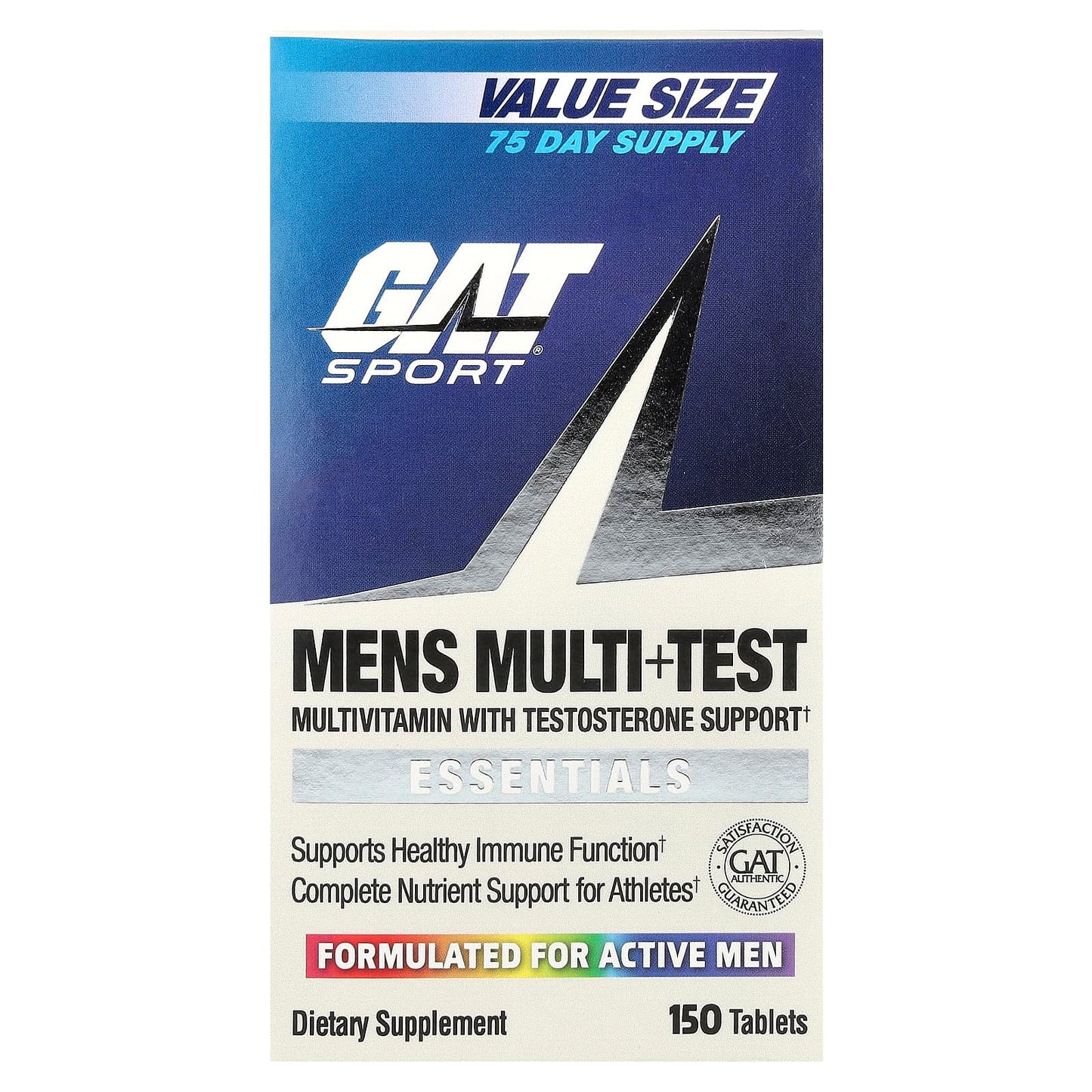 GAT Men's Multi+Test: Ultimate Performance Vitamin for Active Men - Image 1