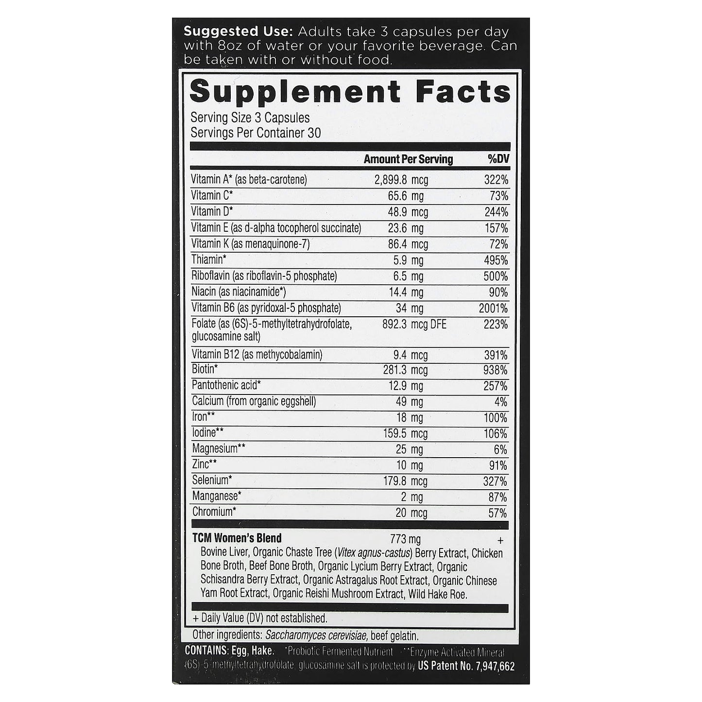 Ancient Nutrition Women's Multi Vitamins & Minerals for Optimal Health (90 Capsules) - Image 2