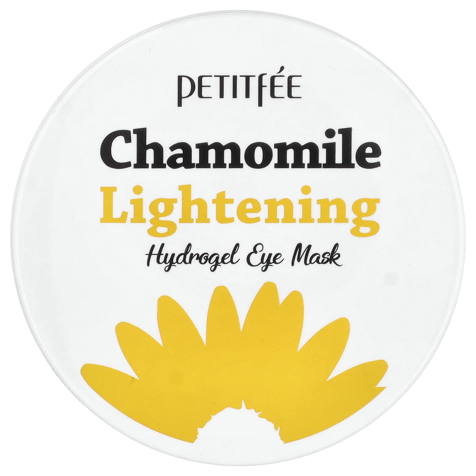 Petitfee, Chamomile Lightening, Hydrogel Eye Mask, 60 Patches, 84 g - Image 1