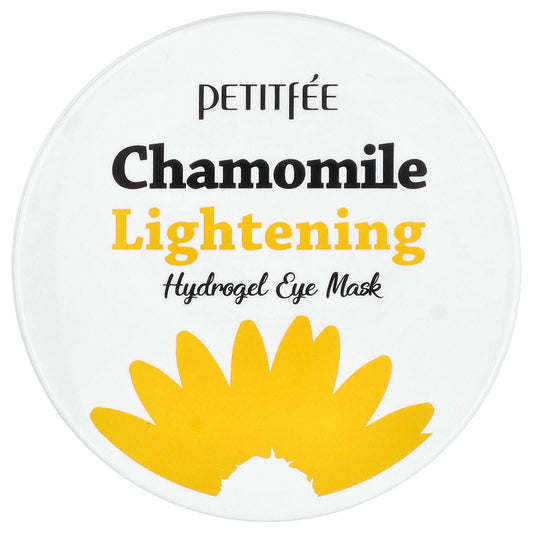 Petitfee, Chamomile Lightening, Hydrogel Eye Mask, 60 Patches, 84 g - Image 1