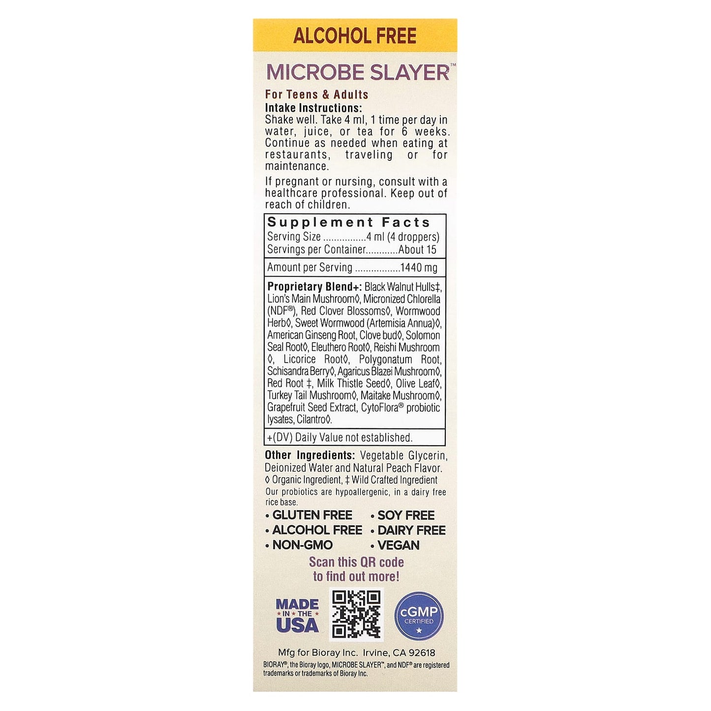 Natural Microbe Slayer Detox Supplement | Bioray - Image 2