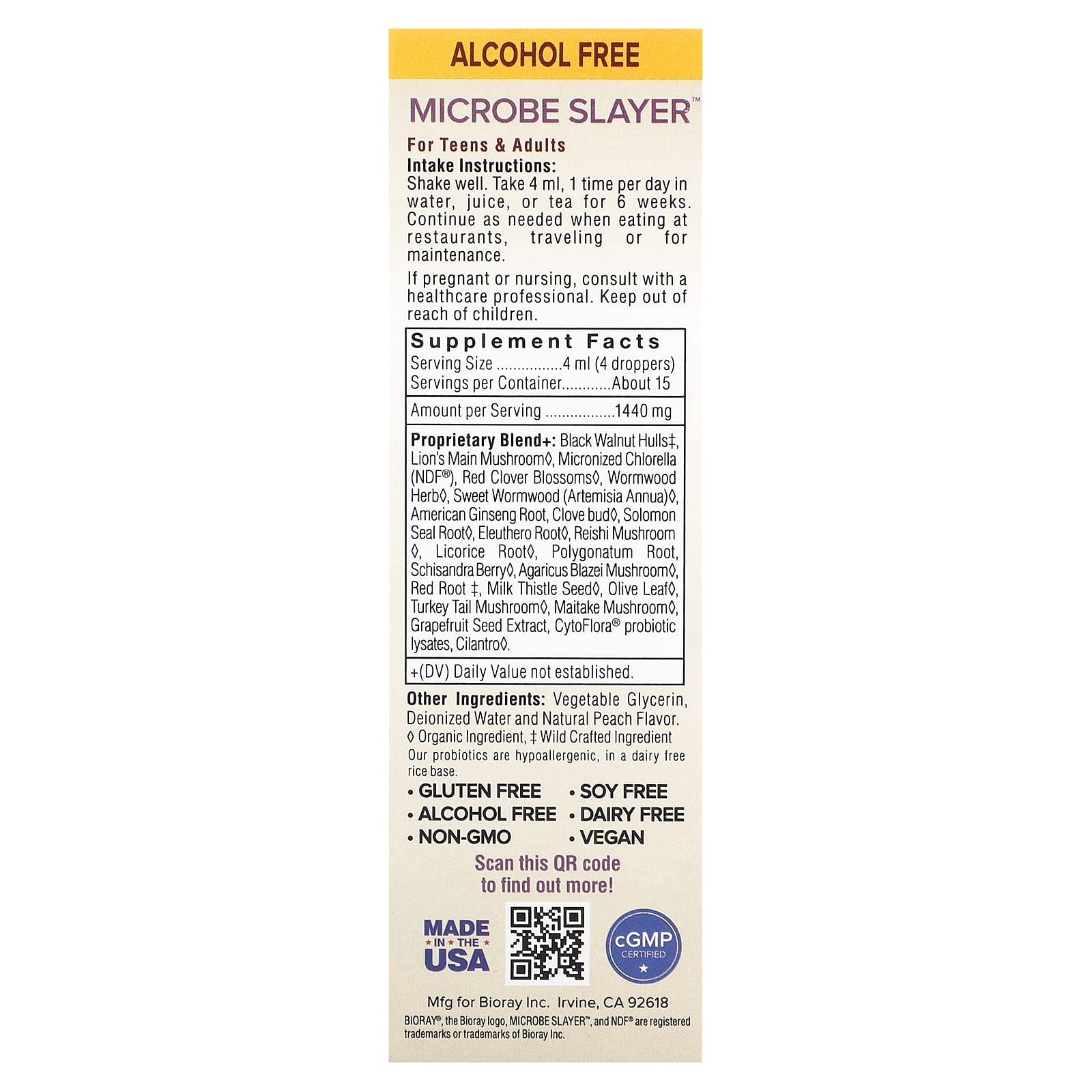 Natural Microbe Slayer Detox Supplement | Bioray - Image 2