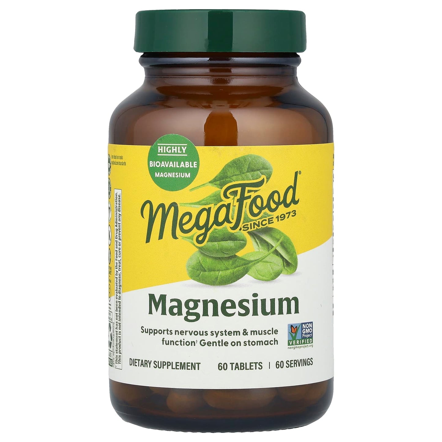 MegaFood, Magnesium, 60 Tablets - Image 1