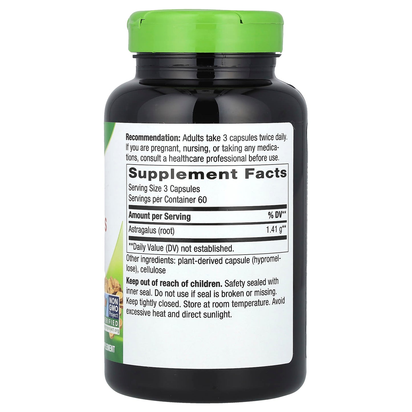Nature's Way, Astragalus Root, 180 Vegan Capsules (470 mg Per Capsule) - Image 2