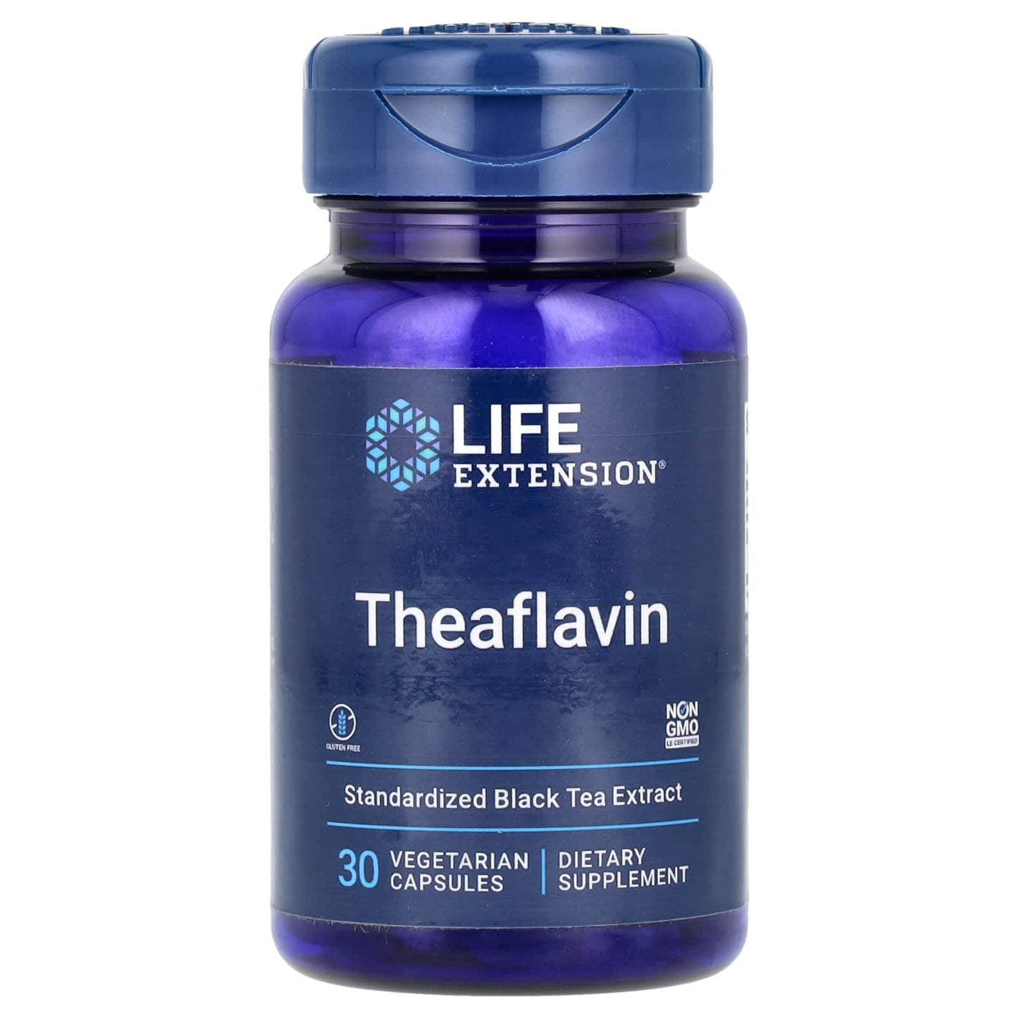Life Extension, Theaflavin, Standardized Black Tea Extract, 30 Vegetarian Capsules (350 mg per Capsule) - Image 1