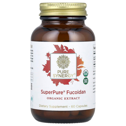 Pure Synergy, SuperPure® Fucoidan, 60 Capsules (100 mg Capsule) - Image 1