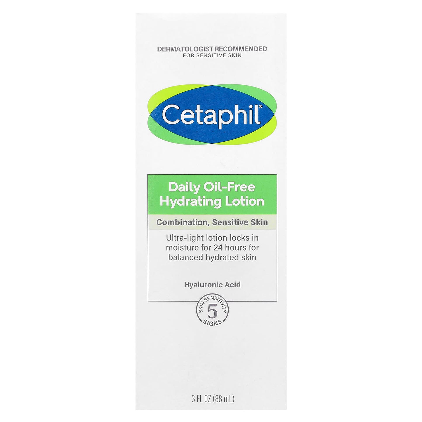 Cetaphil Daily Oil-Free Hydrating Lotion - Sensitive Skin 3 fl oz - Image 2
