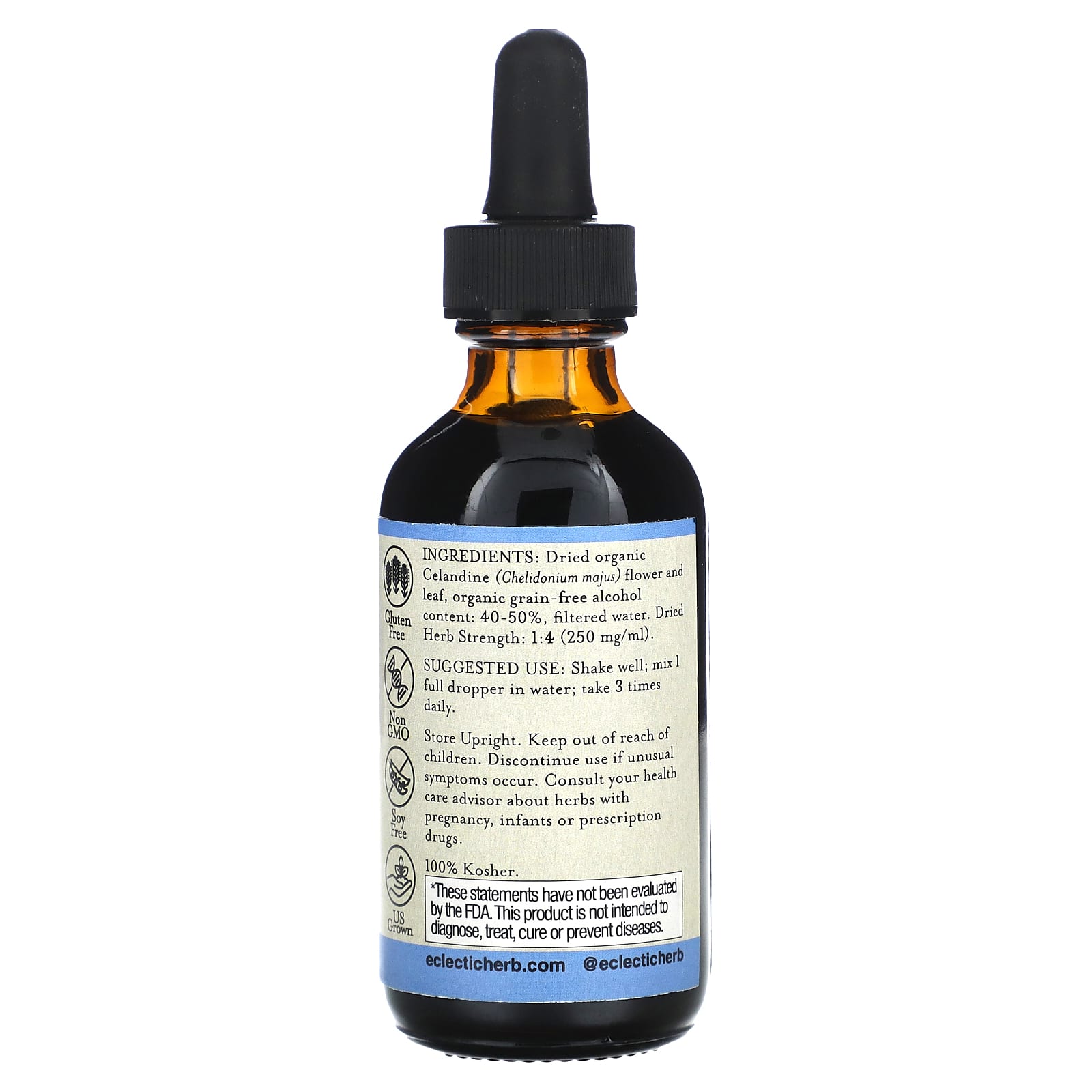 Celandine Extract for Liver & Gallbladder Support - 250mg (60ml) - Image 2