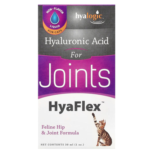Hyalogic, HyaFlex™, Hyaluronic Acid For Joints, For Cats, 1 oz (30 ml)