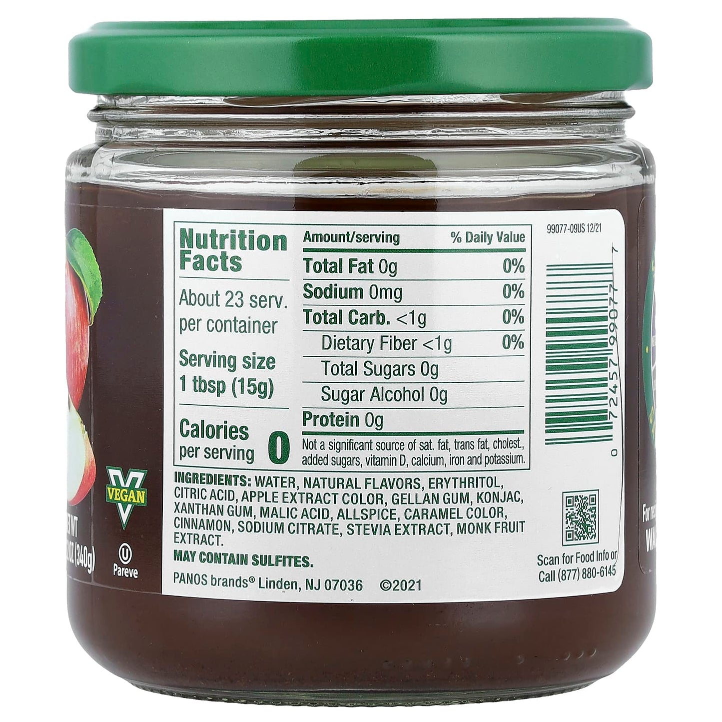 Walden Farms, Apple Butter Fruit Spread, 12 oz (340 g) - Image 2
