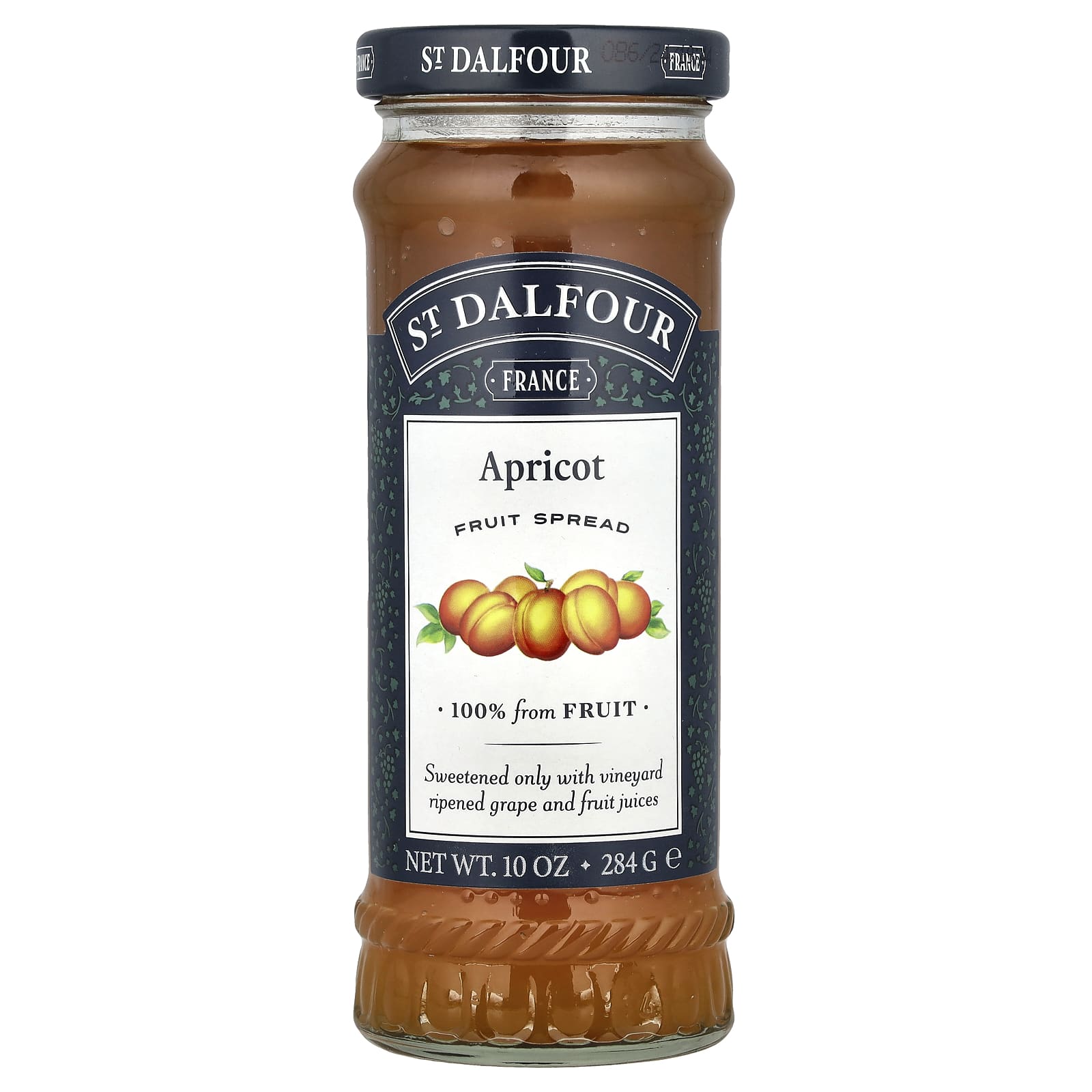 St. Dalfour, Apricot Fruit Spread, 10 oz (284 g) - Image 1