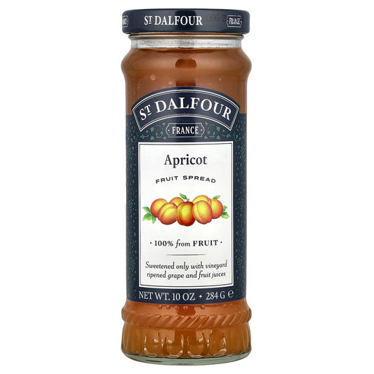 St. Dalfour, Apricot Fruit Spread, 10 oz (284 g) - Image 1