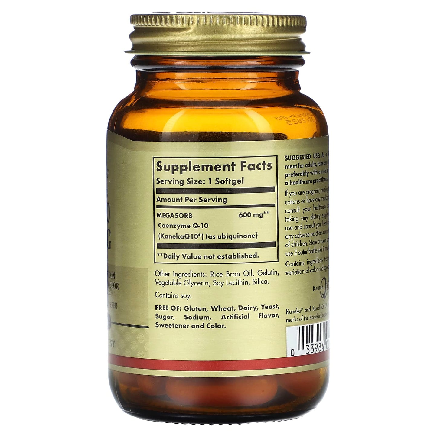 Solgar, Megasorb CoQ-10, 600 mg, 30 Softgels - Image 2