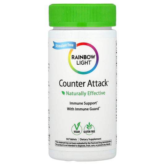 Rainbow Light, Counter Attack®, 90 Tablets - Image 1