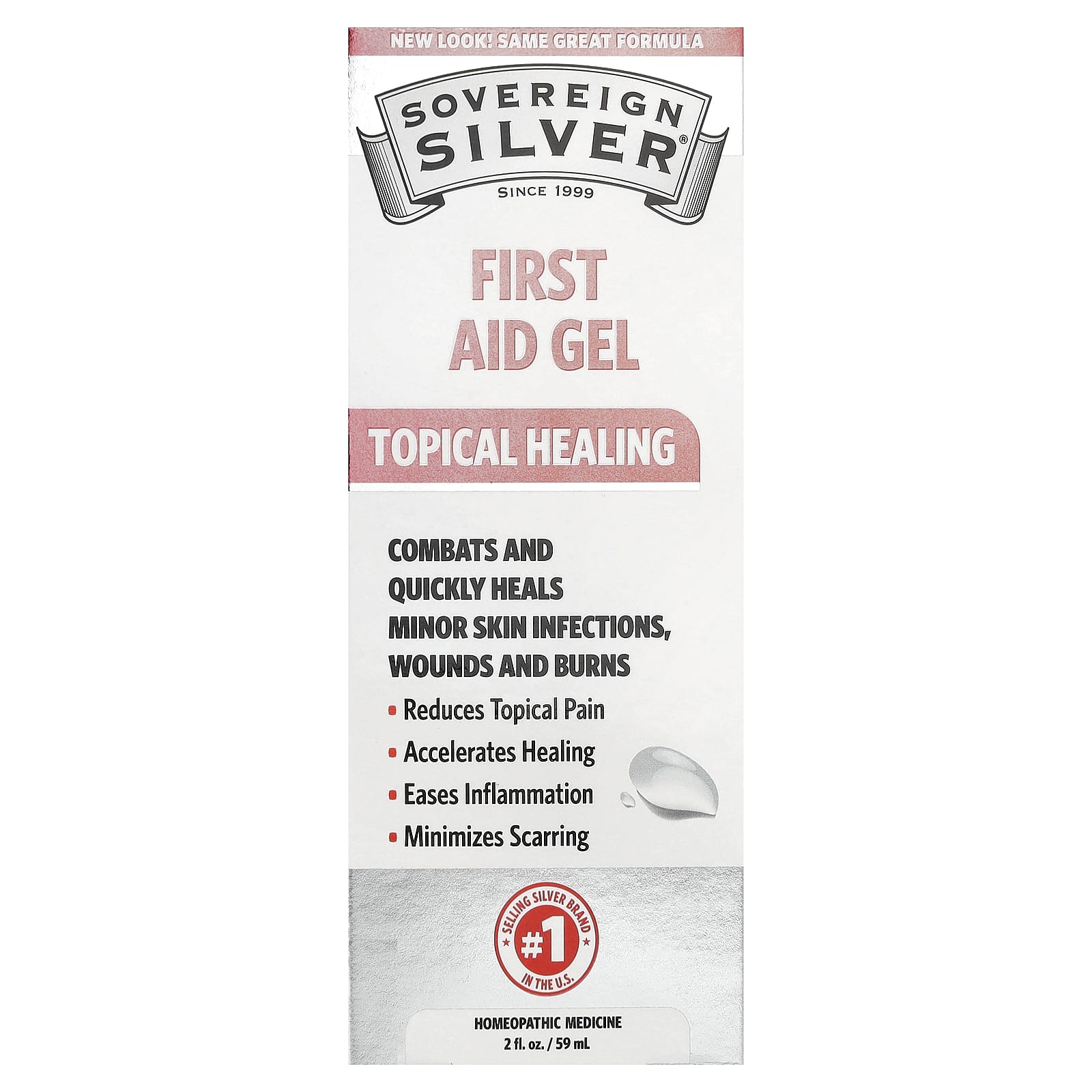 Sovereign Silver, First Aid Gel, 2 fl oz (59 ml) - Image 1