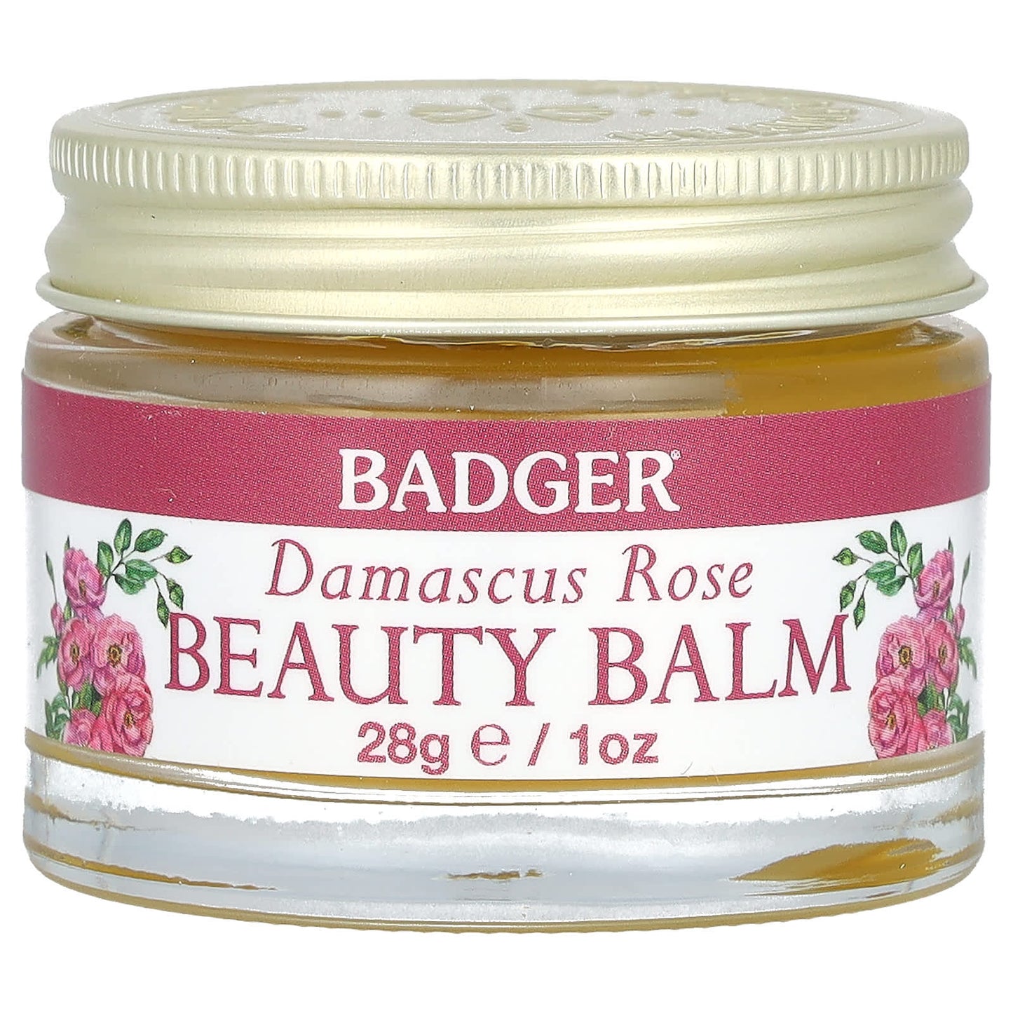 Damascus Rose Beauty Balm by Badger - USDA Organic, Cruelty-Free - Image 1