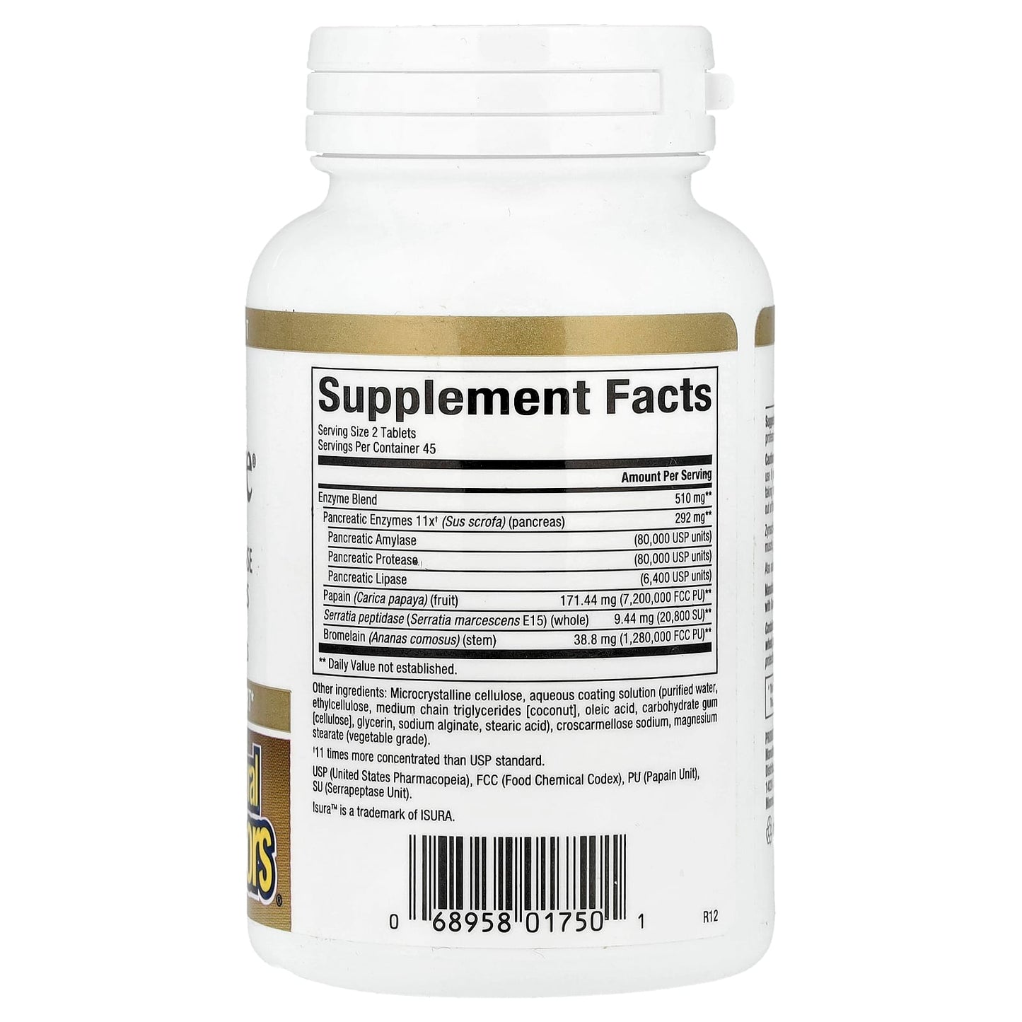 Natural Factors, Zymactive®, Double Strength, 90 Enteric Coated Tablets - Image 2