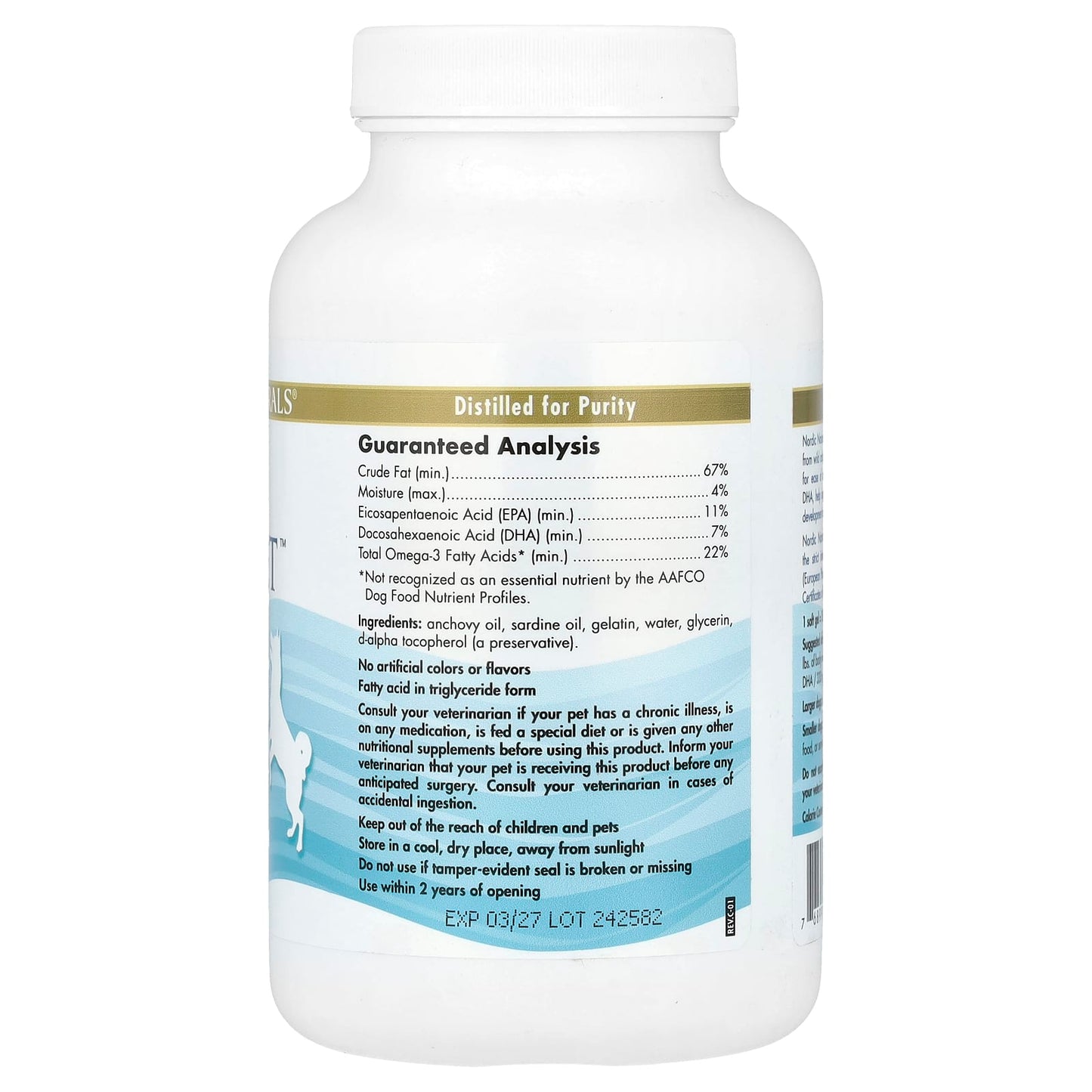 Nordic Naturals, Omega-3 Pet™, For Dogs, 180 Soft Gels - Image 2