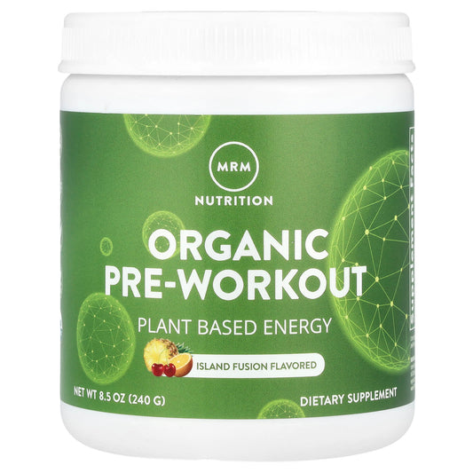 MRM Nutrition, Organic Pre-Workout, Island Fusion, 8.5 oz (240 g) - Image 1