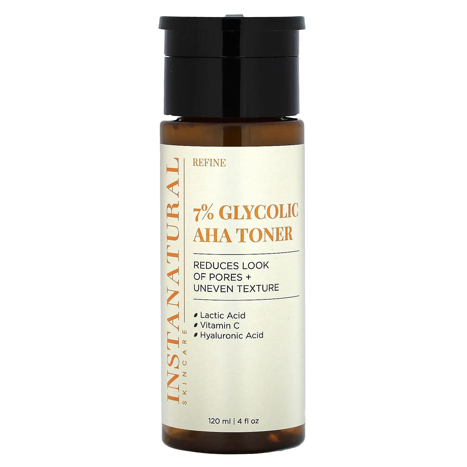 Glycolic AHA Toner for Glowing Skin 7% Glycolic Acid, Hyaluronic Acid & Vitamin C - Image 1