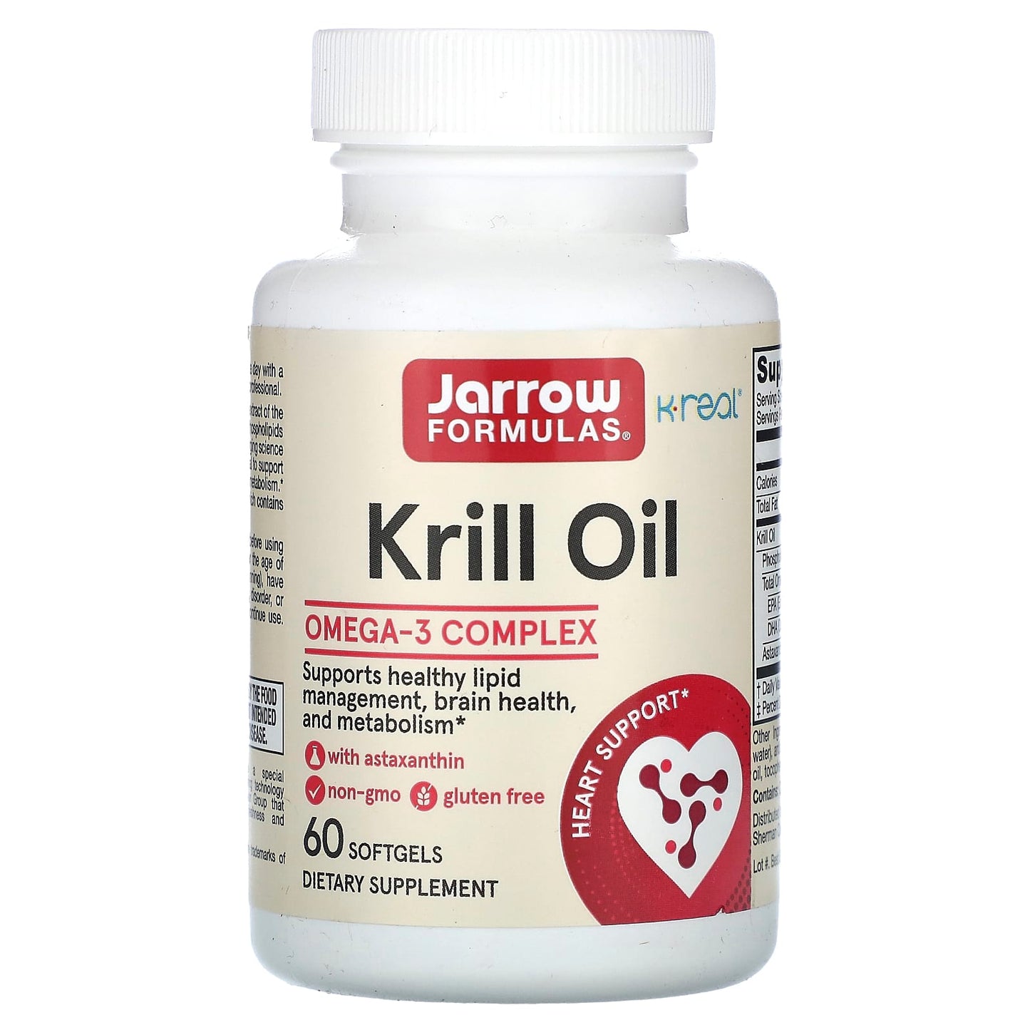 Jarrow Formulas Krill Oil for Heart Health & Brain Support - Image 1