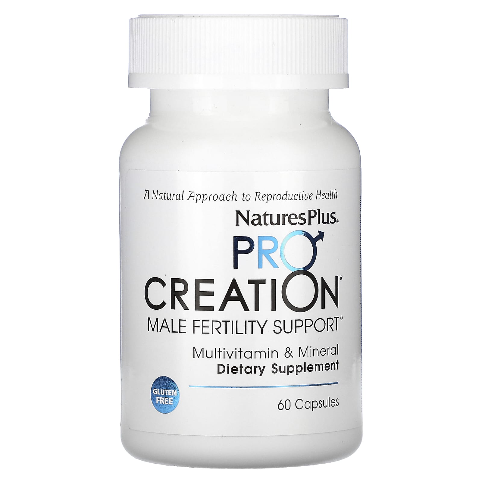 NaturesPlus, ProCreation, Male Fertility Support, 60 Capsules - Image 1