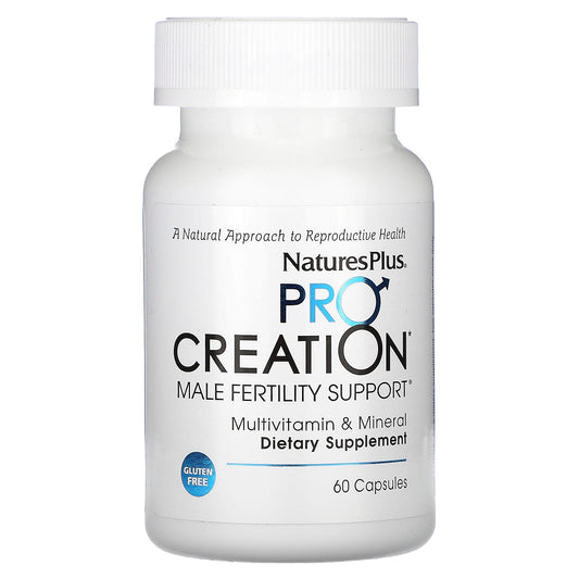 NaturesPlus, ProCreation, Male Fertility Support, 60 Capsules - Image 1