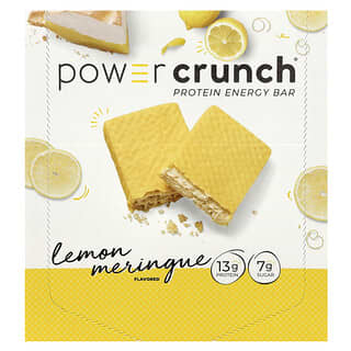 BNRG Power Crunch Protein Energy Bar, Lemon Meringue, 12 Bars
