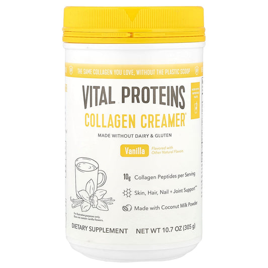 Vital Proteins, Collagen Creamer®, Vanilla, 10.7 oz (305 g) - Image 1