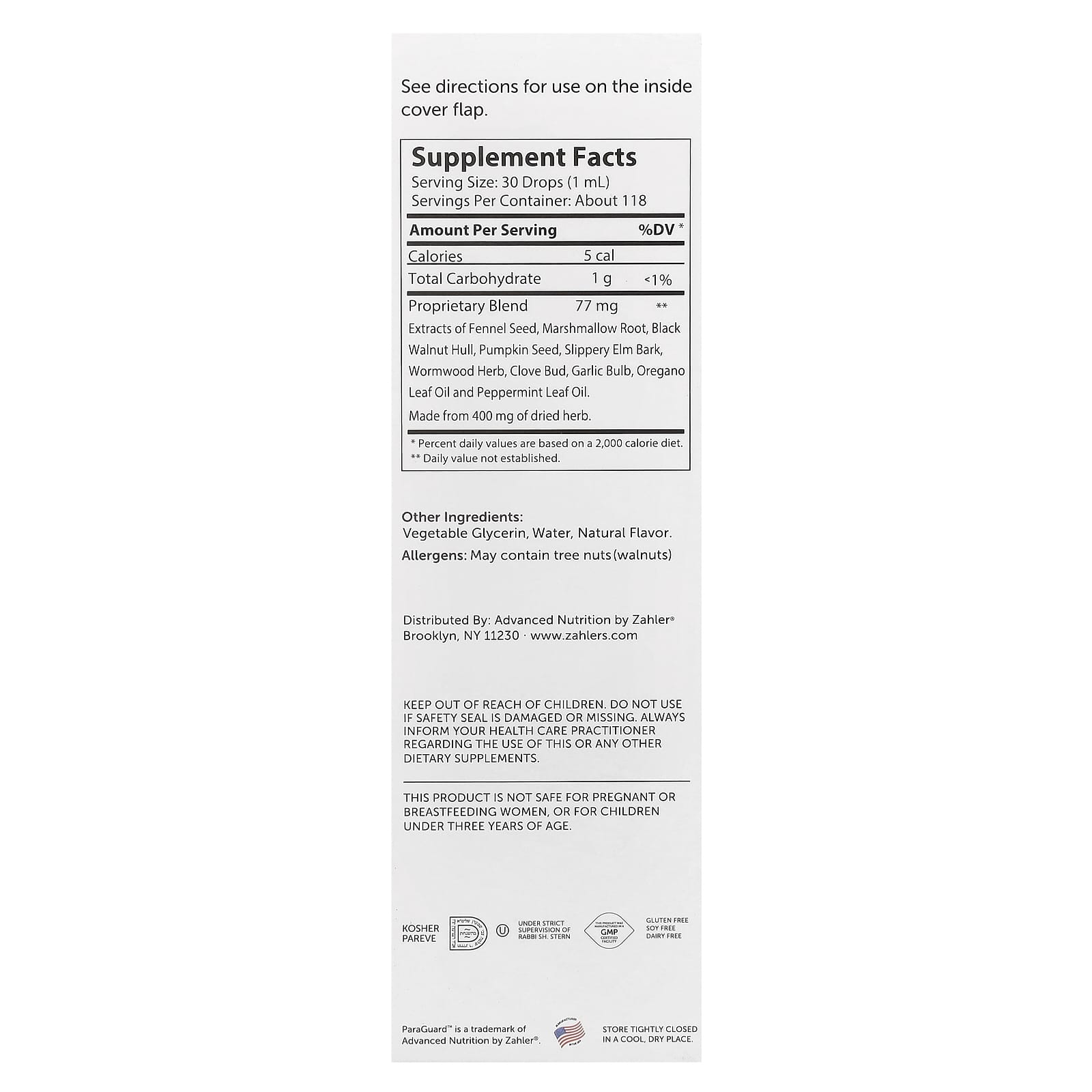 Zahler, ParaGuard™, 4 fl oz (118 ml) - Image 2