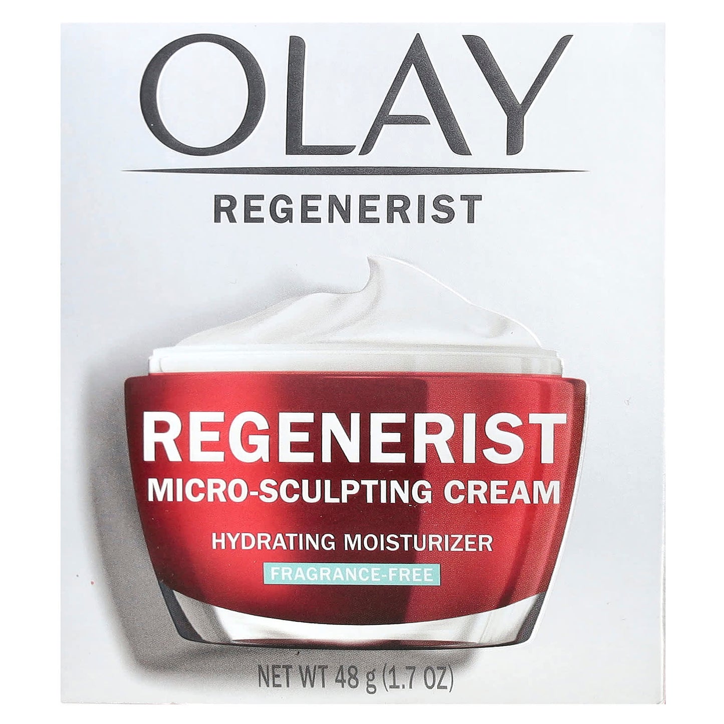 Olay, Regenerist, Micro-Sculpting Cream, Fragrance-Free, 1.7 oz (48 g) - Image 2