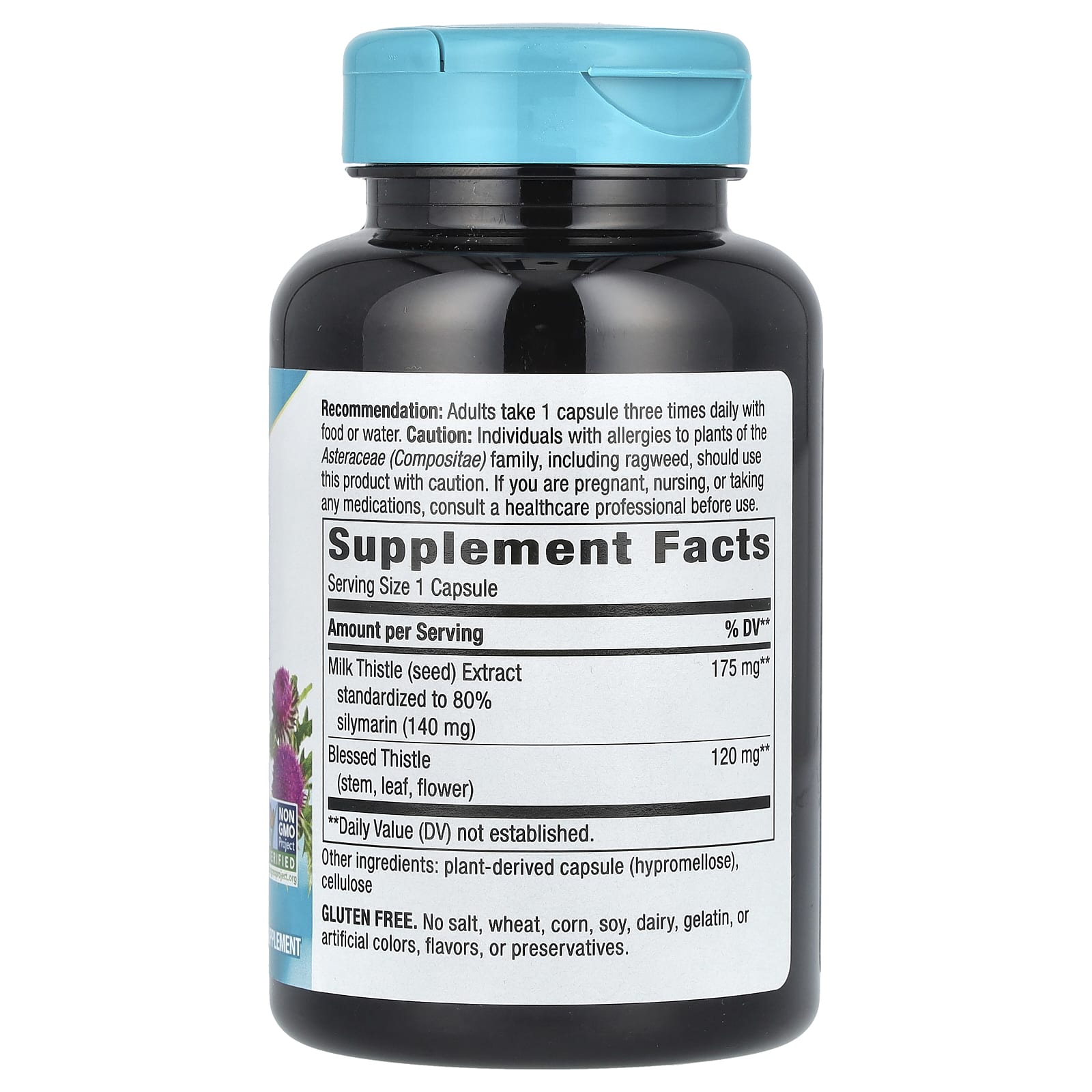 Nature's Way, Milk Thistle, 120 Vegan Capsules - Image 2